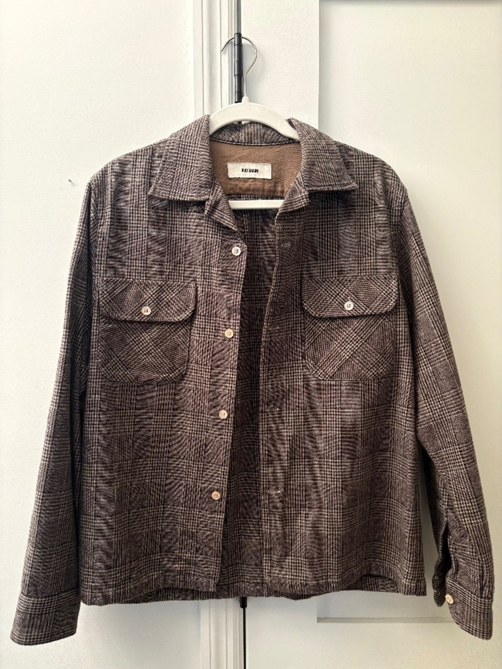 Unisex Buck Mason Plaid Shirt-Jacket (XS)